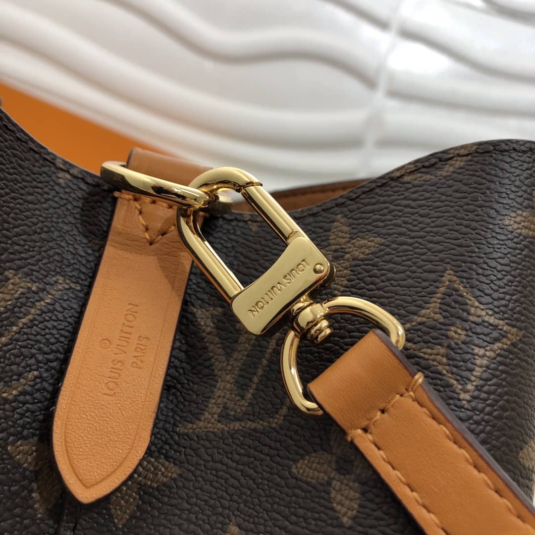 Louis Vuitton Neonoe Replica Bucket Bag Brown Yellow M44020