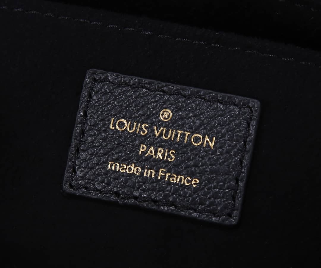 Louis Vuitton Favorite Monogram Empreinte Leather Replica Shoulder Bag Black M45813