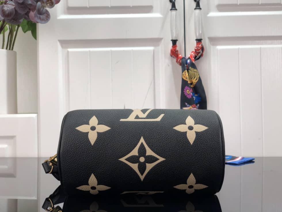 Louis Vuitton Papillon BB Bicolour Monogram Empreinte Leather M46031 Replica Shoulder Bag