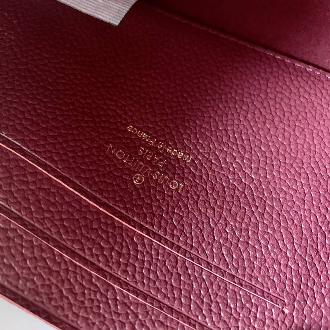 Louis Vuitton Pochette Melanie MM Monogram Empreinte Replica Clutch Purple M68705
