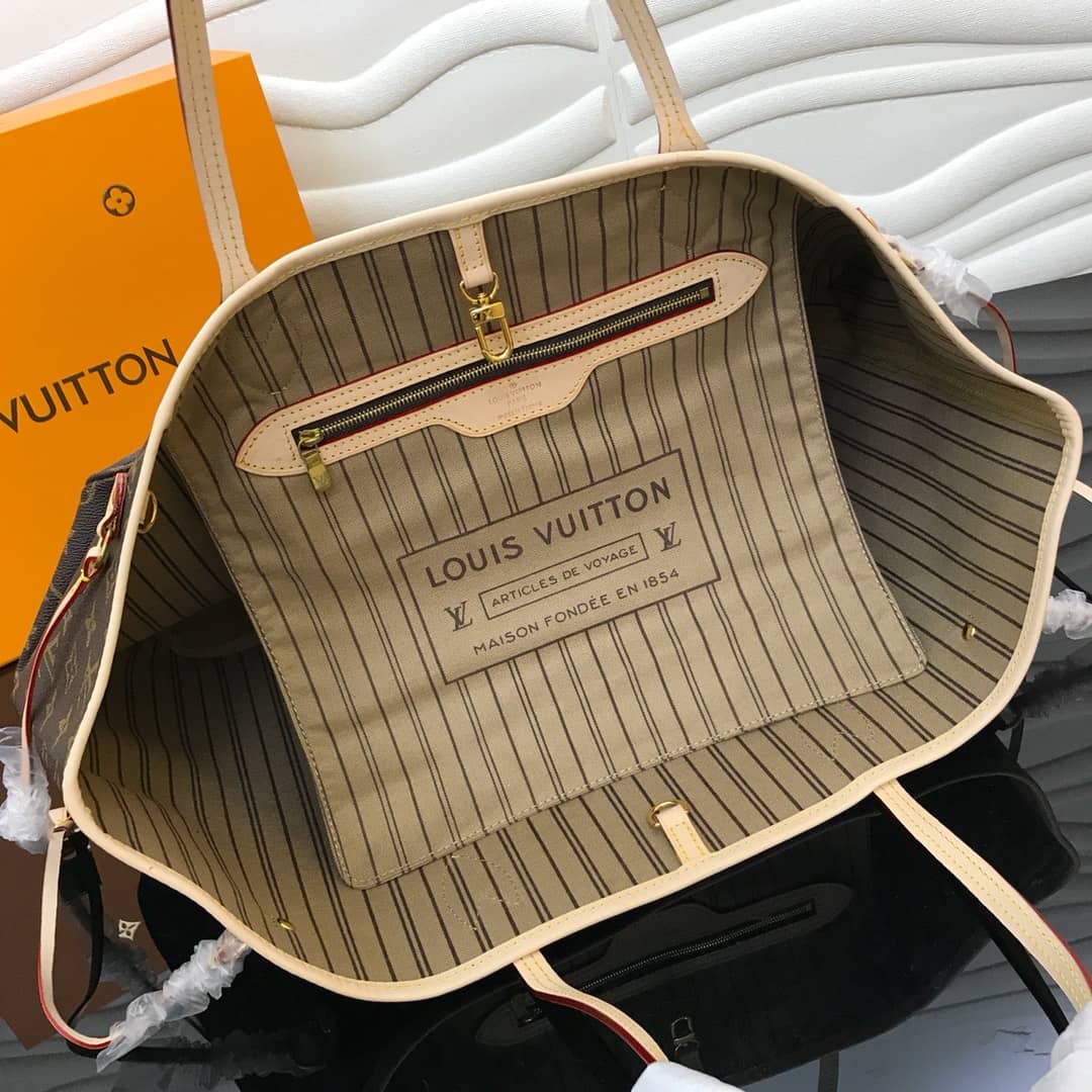 Louis Vuitton Neverfull Dupe Monogram GM Shoulder Bag M40990