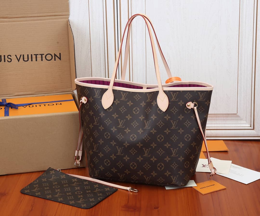 Louis Vuitton Monogram Canvas Neverfull MM Bag Replica M41178