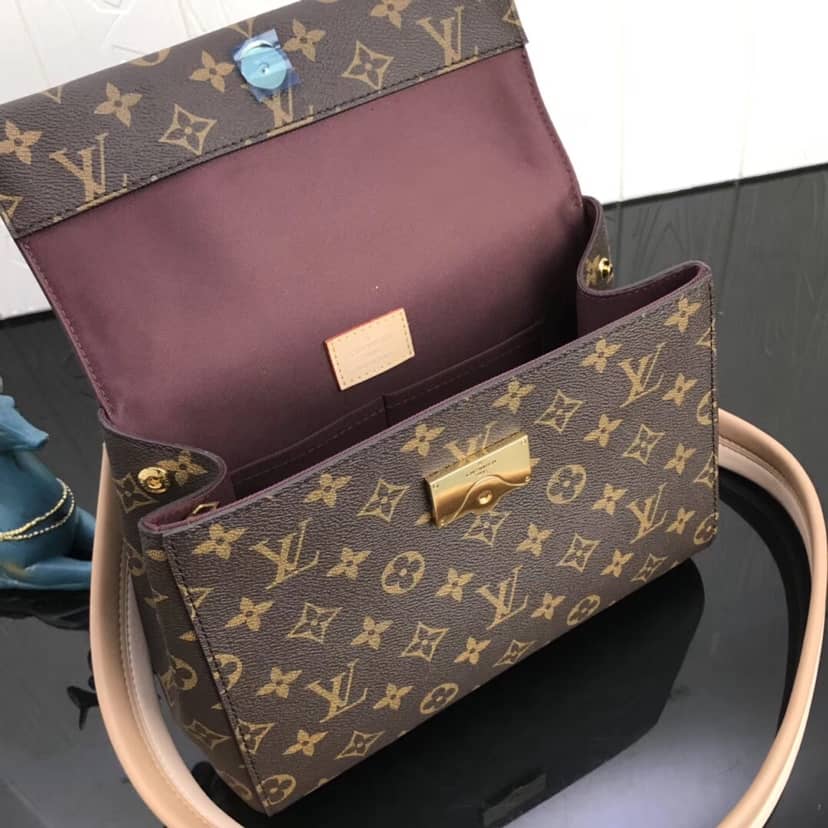 Louis Vuitton Cluny BB Monogram Canvas Shoulder Handbag Replica Purple M42738