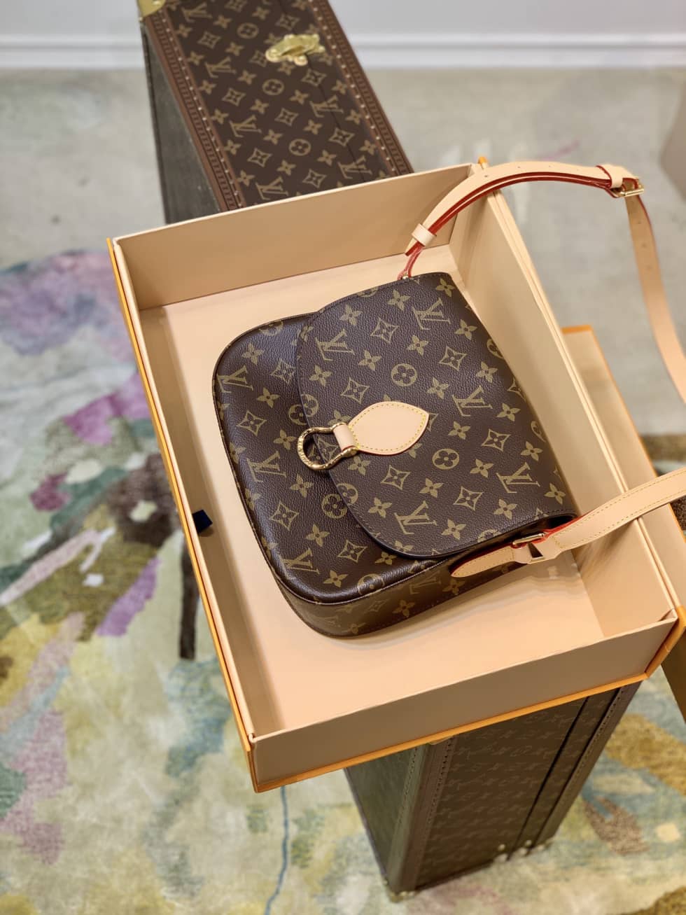 Louis Vuitton Saint Cloud Mini Monogram Canvas M51242 Replica Messenger Bag