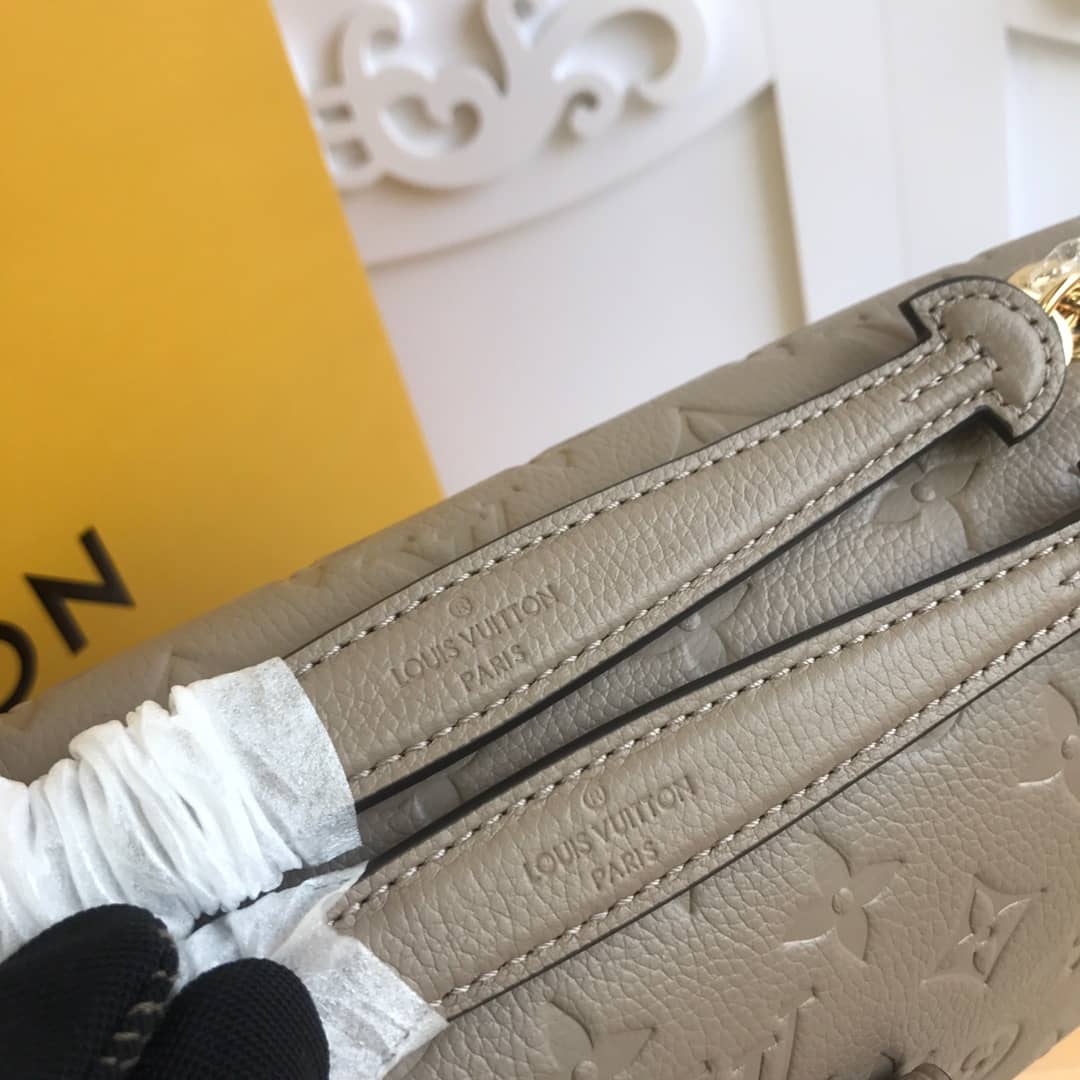 Louis Vuitton Monogram Empreinte Vavin PM Chain Replica Shoulder Bag Khaki M44151