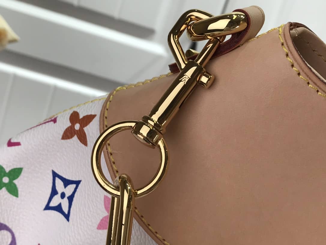 Louis Vuitton Judy MM 2way Monogram Multi-Color Bag Replica White M40255