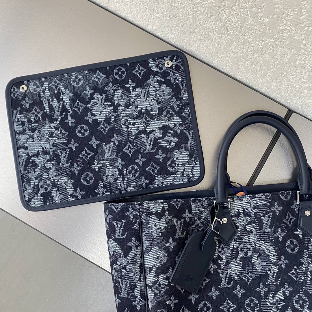 Louis Vuitton Grand Sac Monogram Tapestry Canvas Tote Replica M57284