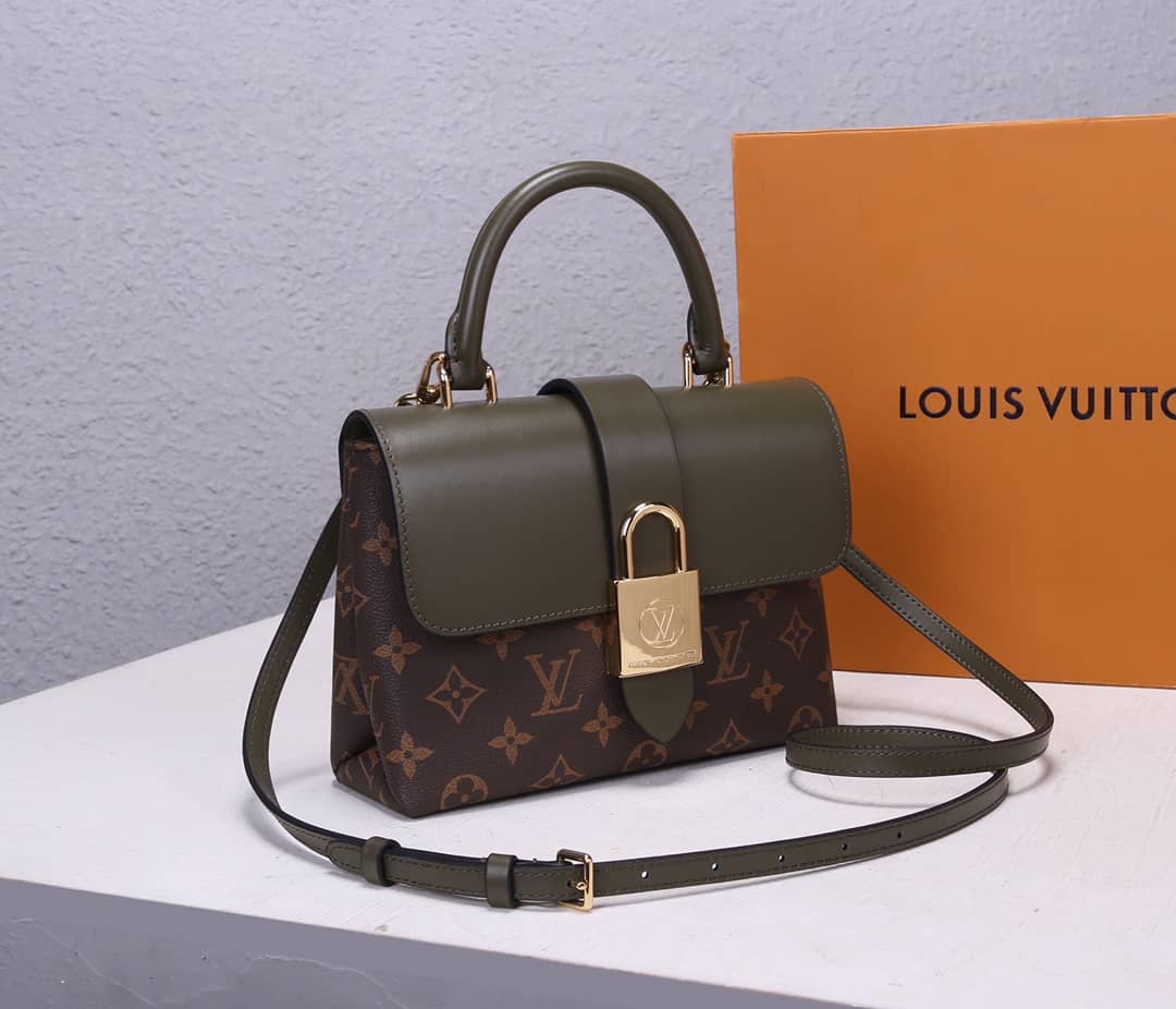 Louis Vuitton Locky BB 2way Replica Shoulder Bag Green M44141