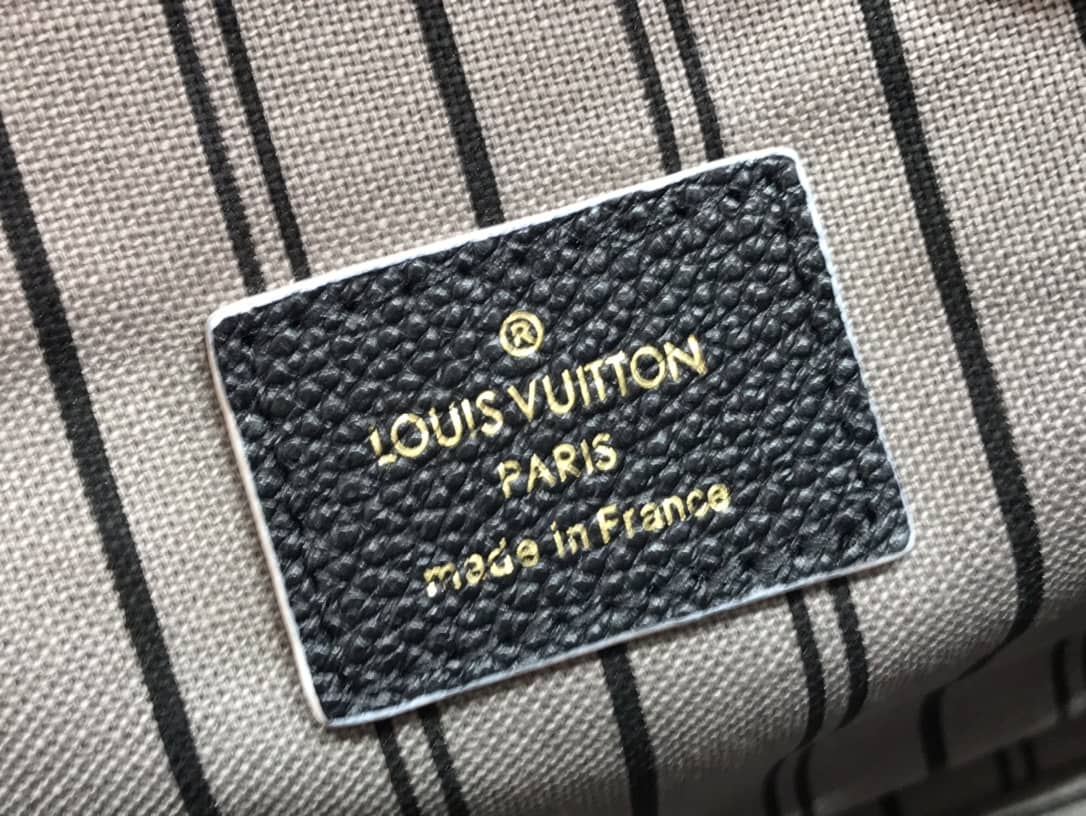 Louis Vuitton Pochette Metis Braided Monogram Empreinte Replica Black M43942