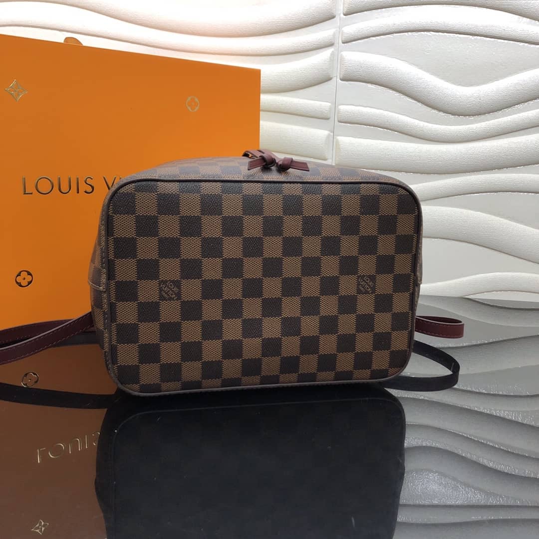 Louis Vuitton Neonoe Replica Bucket Bag Brown Purple M44020