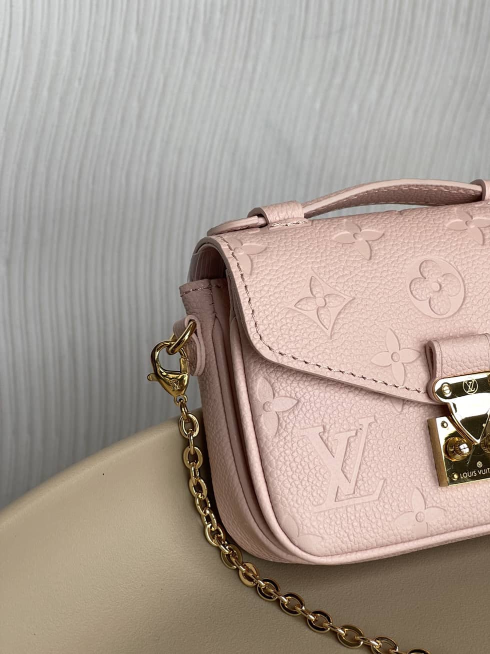 Louis Vuitton Micro Métis Monogram Empreinte Leather 2WAY Chain M81389 Replica Crossbody Bag