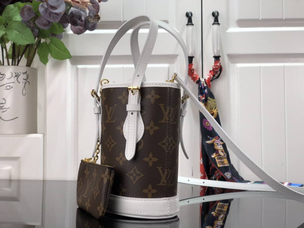 Louis Vuitton Nano Monogram Brown M81489 Replica Bucket Bag