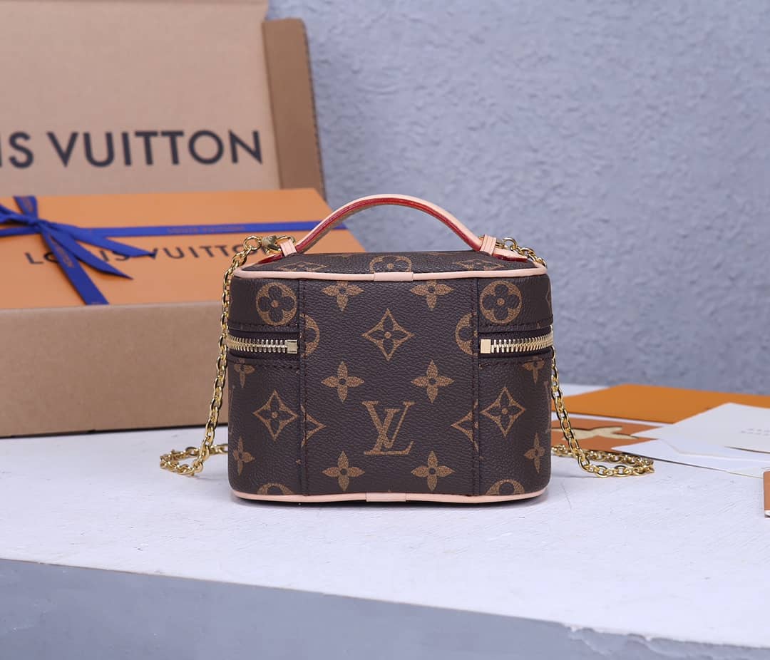Louis Vuitton Nano Monogram Cosmetic Canvas Toiletry Bag Replica M44936
