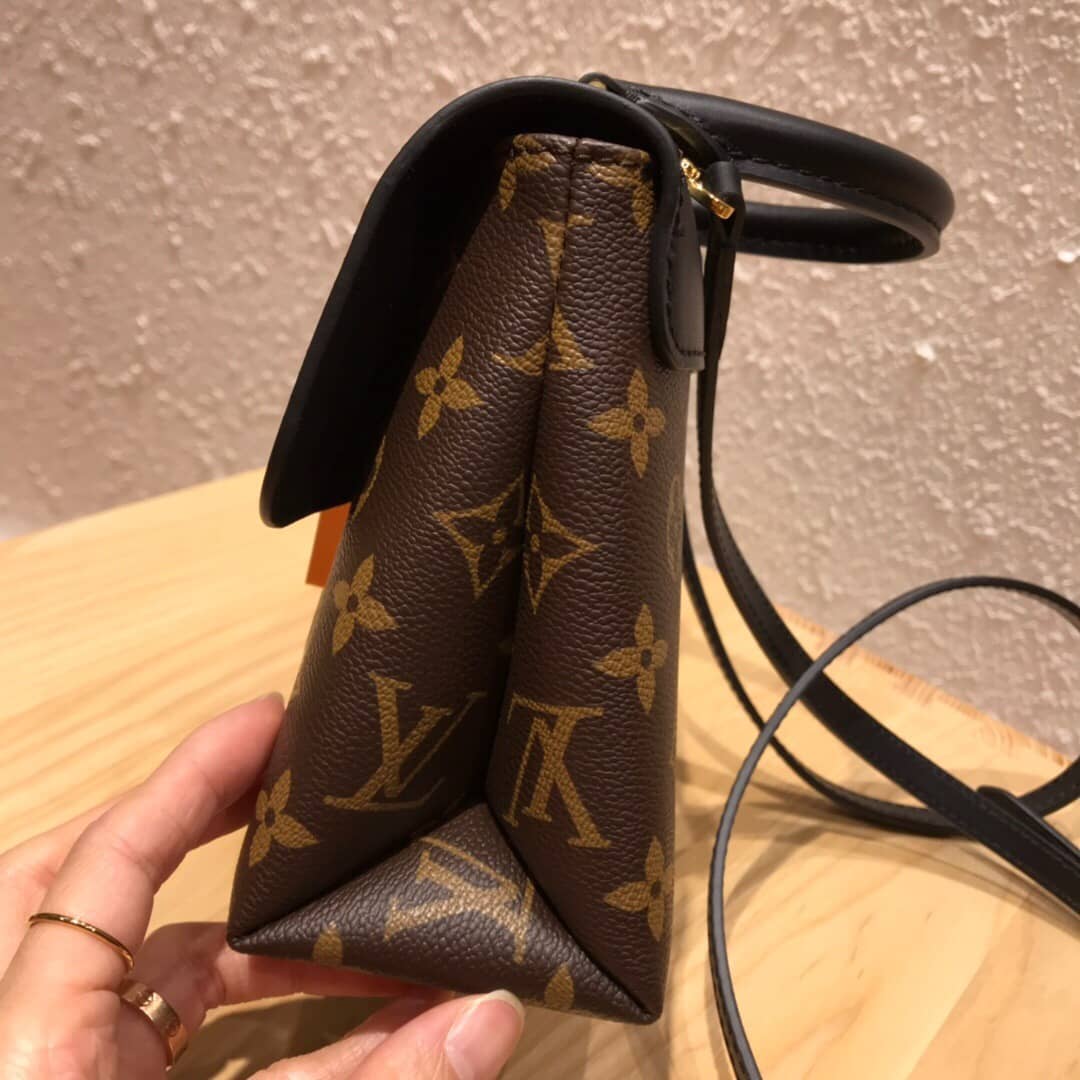 Louis Vuitton Monogram Canvas Locky BB Bag Replica Black M44321