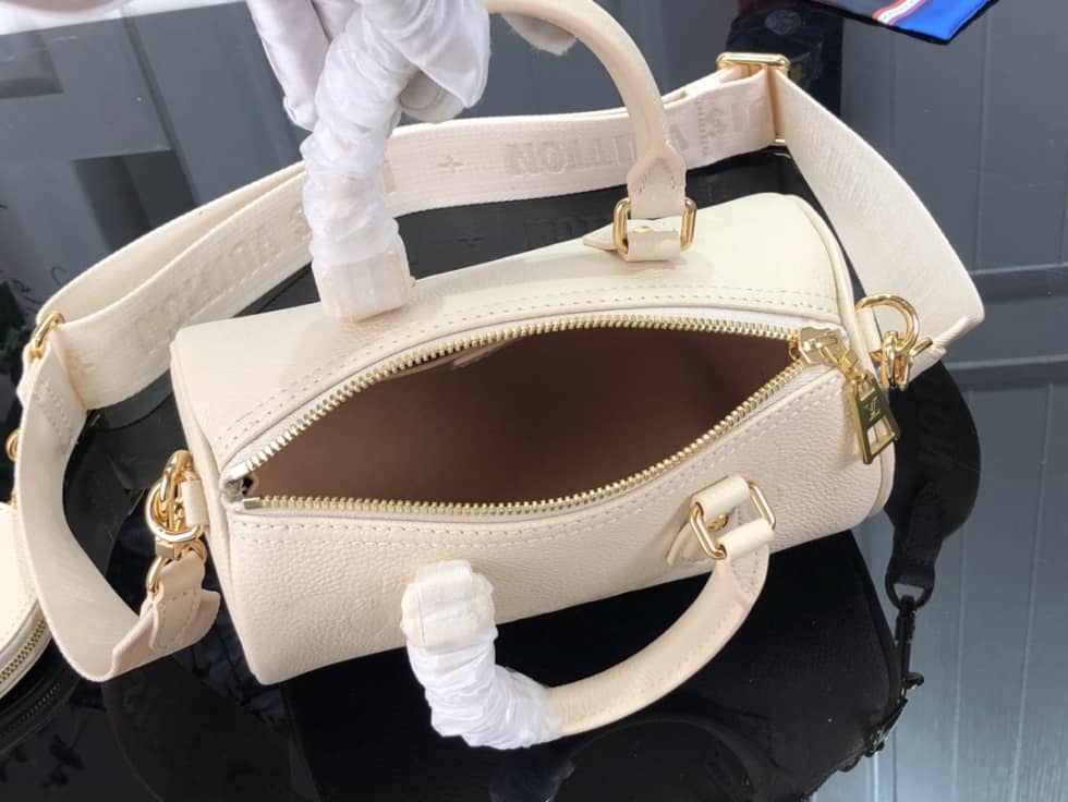 Louis Vuitton Papillon BB Bicolour Monogram Empreinte Leather M46031 Replica Shoulder Bag