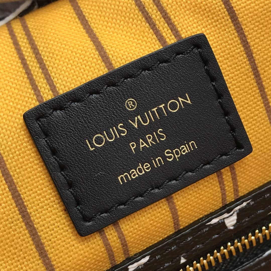Louis Vuitton Monogram Giant Jungle Neverfull MM Bag Replica Yellow M40995
