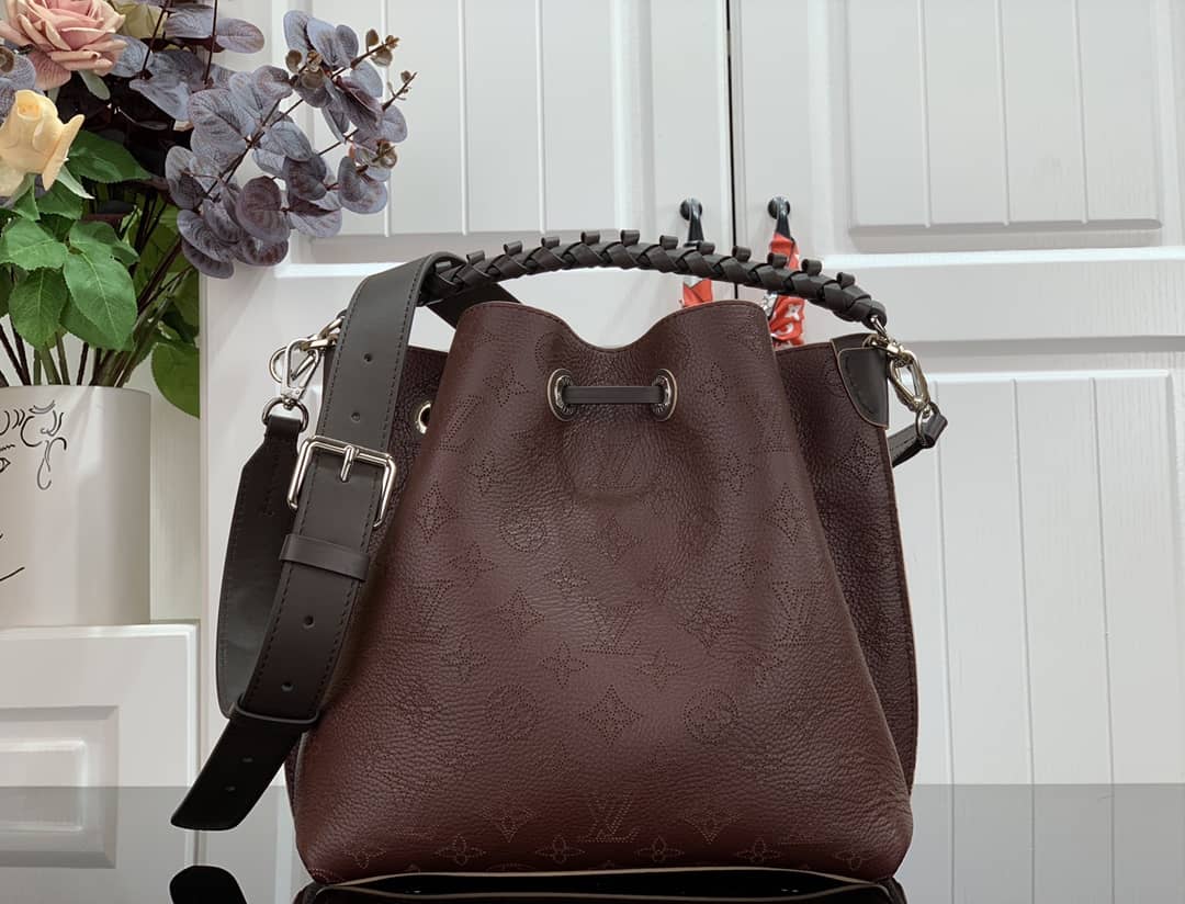 Louis Vuitton Mahina Muria Replica Handbag Purple M55801