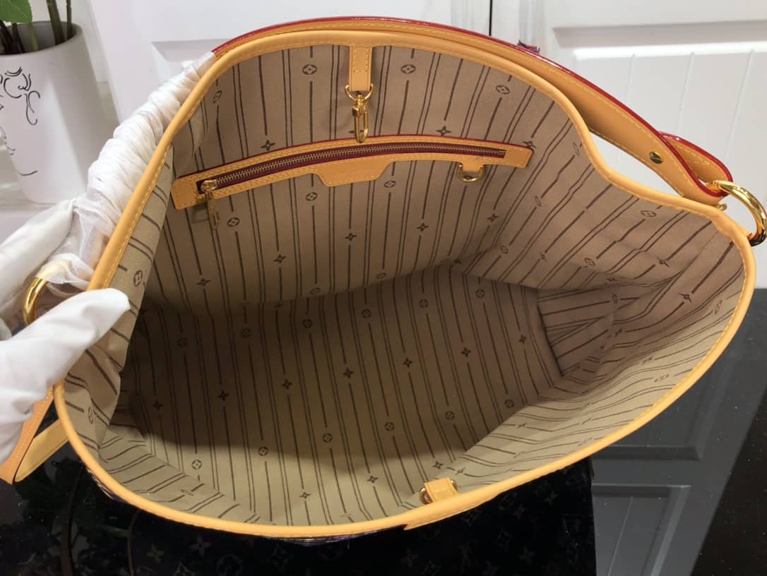 Louis Vuitton Delightful PM Monogram Multicolor Shoulder Bag Replica Black M40352