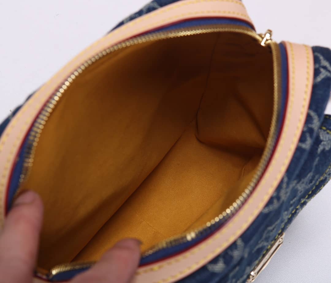 Louis Vuitton Monogram Denim Replica Camera Bag M95348