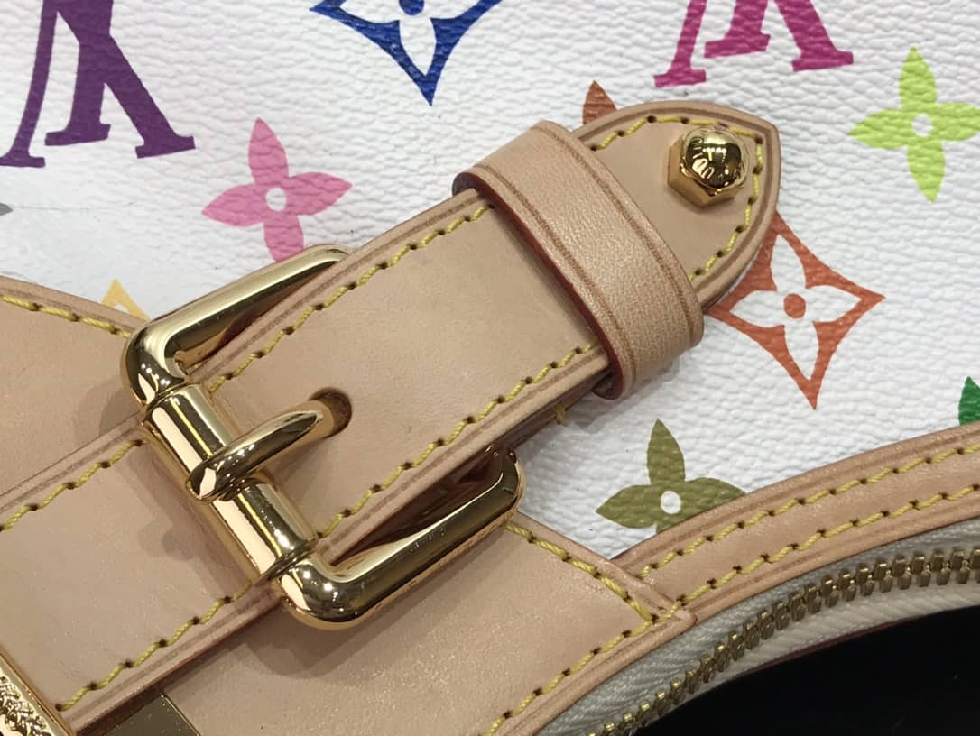 Louis Vuitton Monogram Multi Color Greta Shoulder Bag Replica White M40196