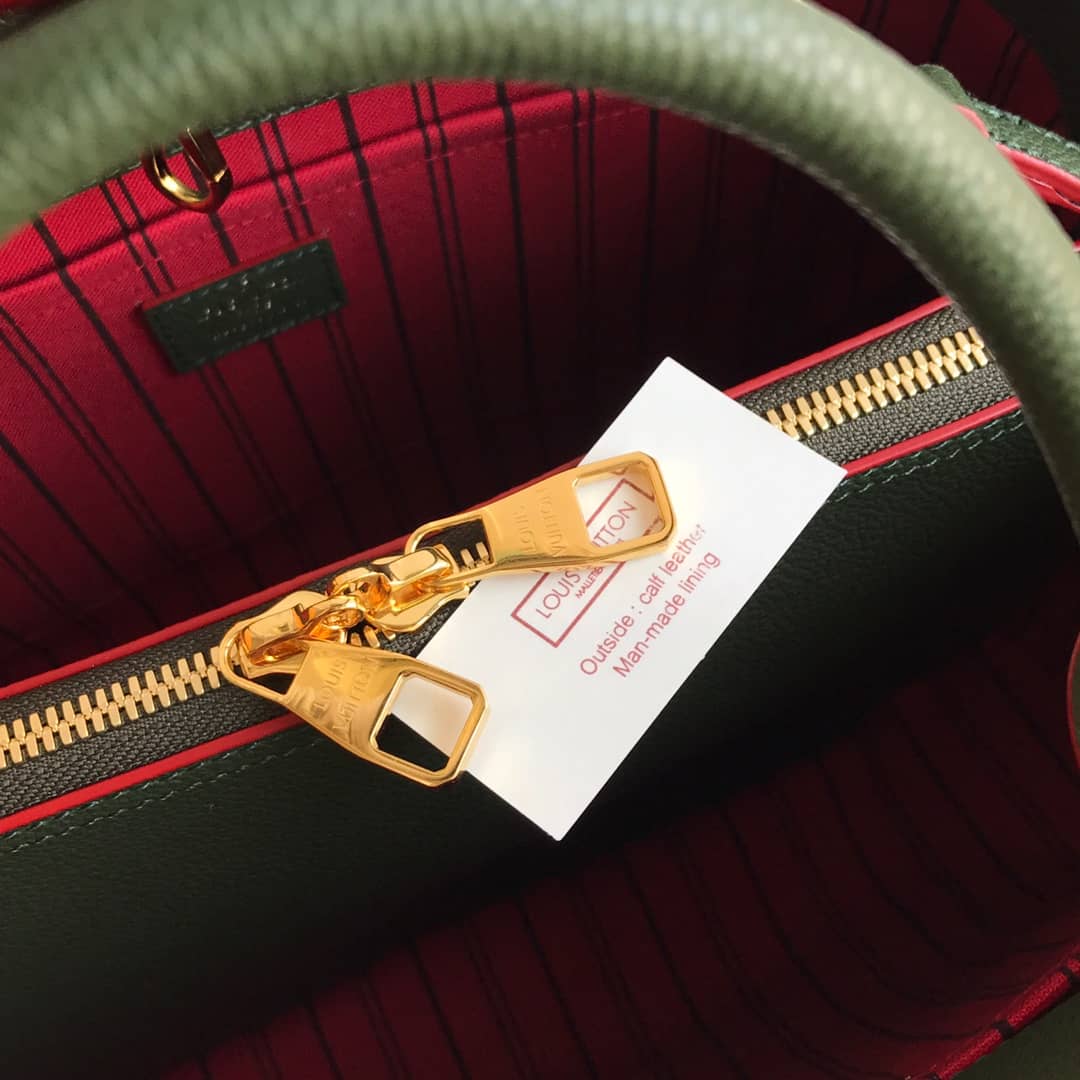 Louis Vuitton Monogram Montaigne MM Shoulder Bag Replica Green M41048