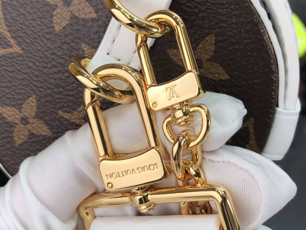 Louis Vuitton Papillon Trunk Monogram White M81485 Replica Crossbody Bag