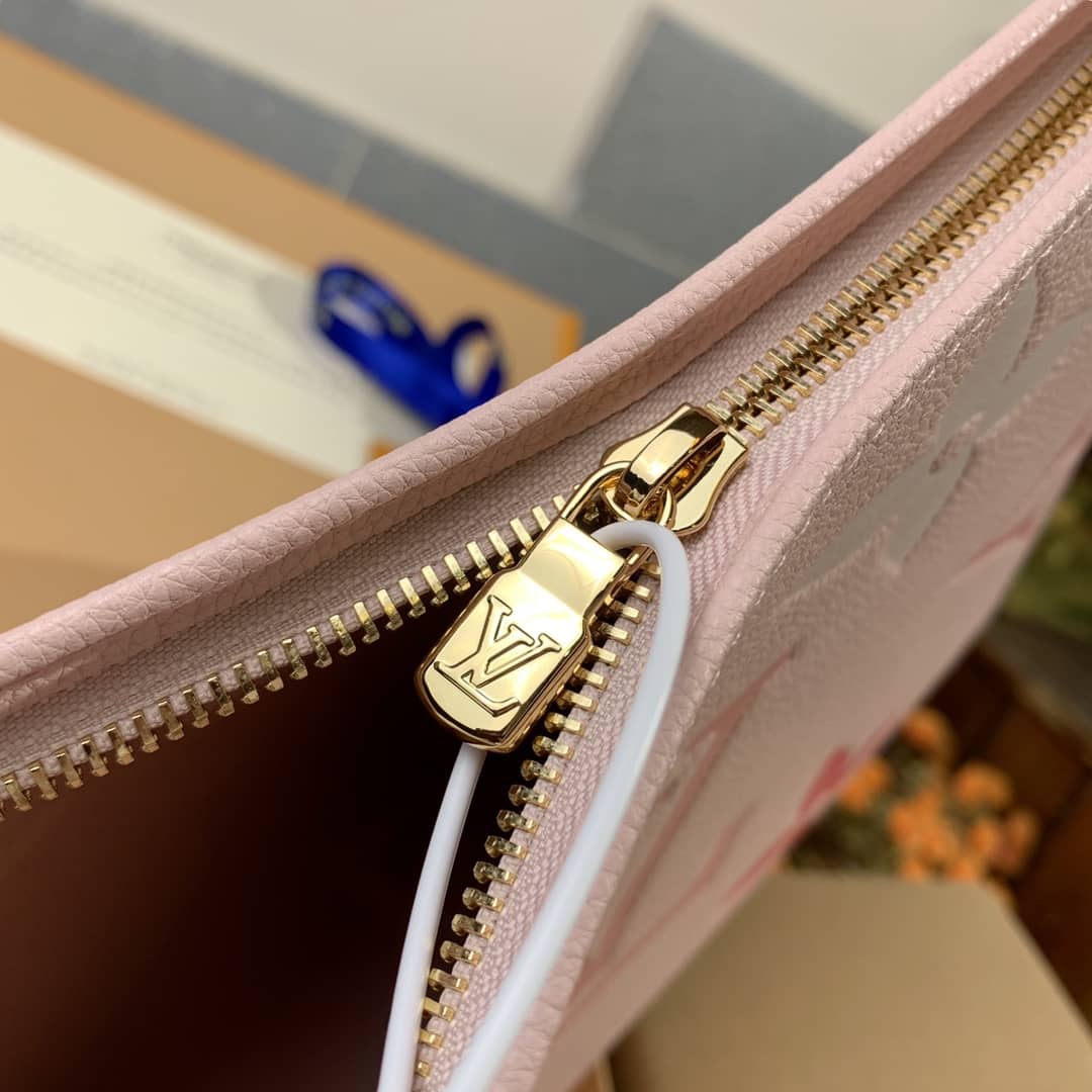 Louis Vuitton Summer Toiletry Pouch Monogram Empreinte Replica Pink M80504