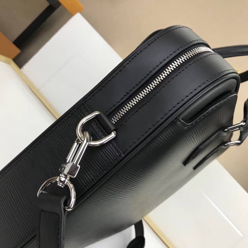 Louis Vuitton Dandy MM Epi Leather Bag Replica Black M54404