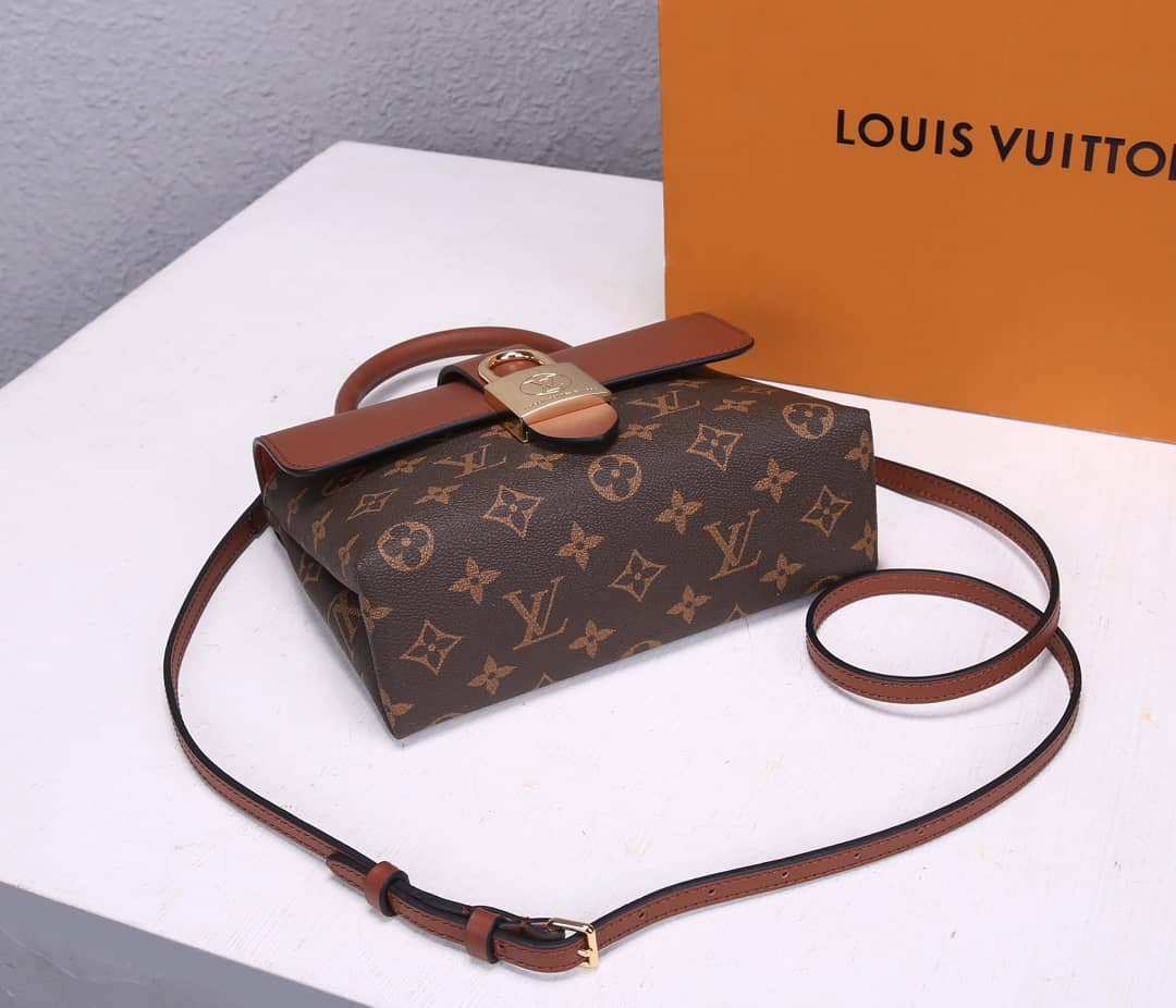 Louis Vuitton Locky BB 2way Replica Shoulder Bag Brown M44141