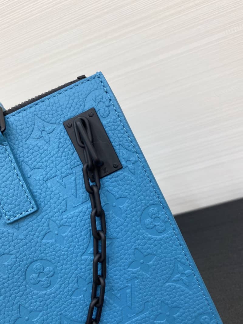 Louis Vuitton Sac Plat Messenger Bag Replica Blue M55891