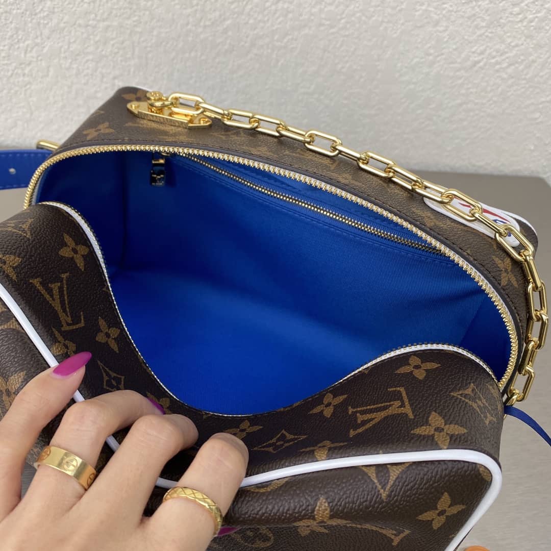Louis Vuitton NBA Monogram Cloakroom Dopp Kit Replica Bag M45588