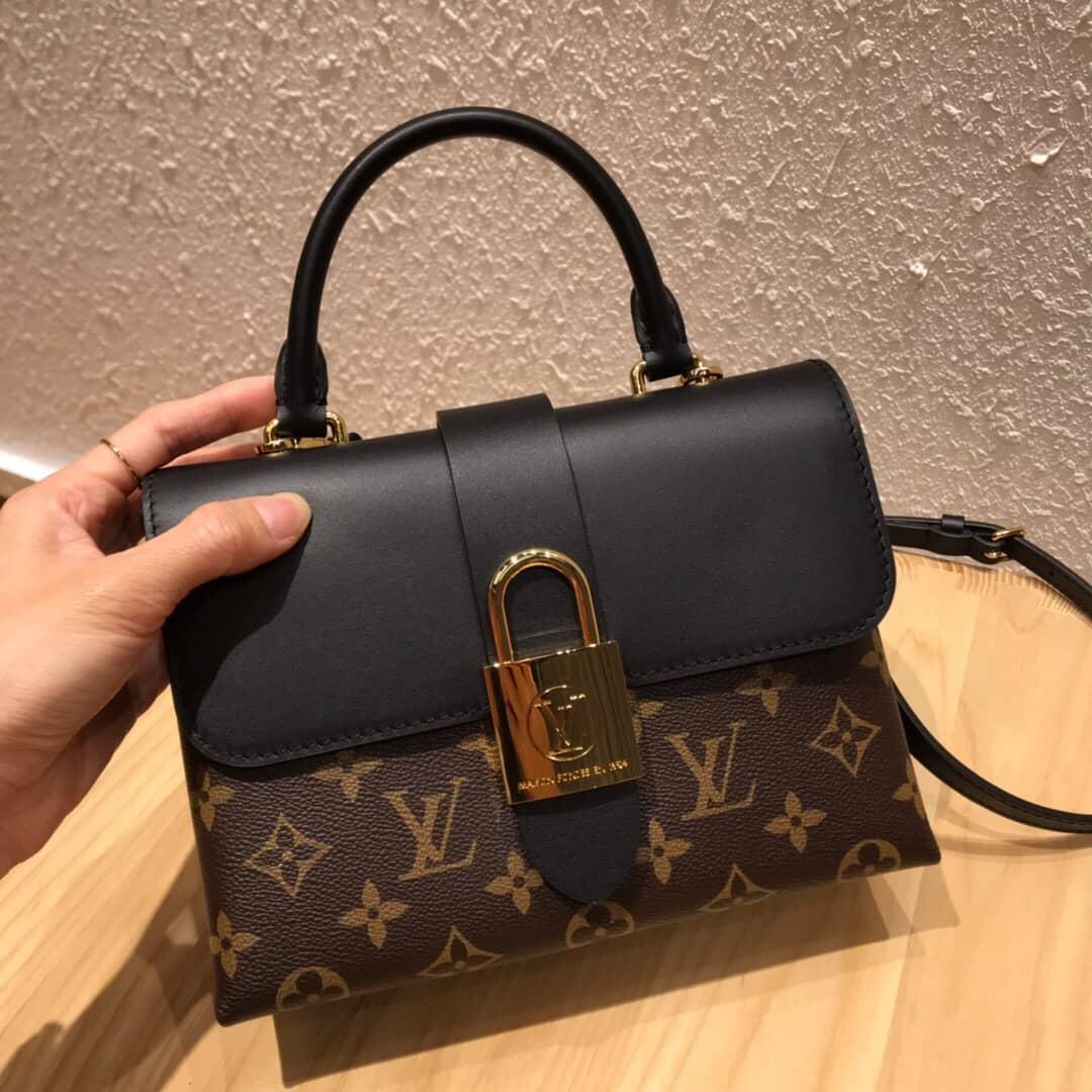 Louis Vuitton Monogram Canvas Locky BB Bag Replica Black M44321