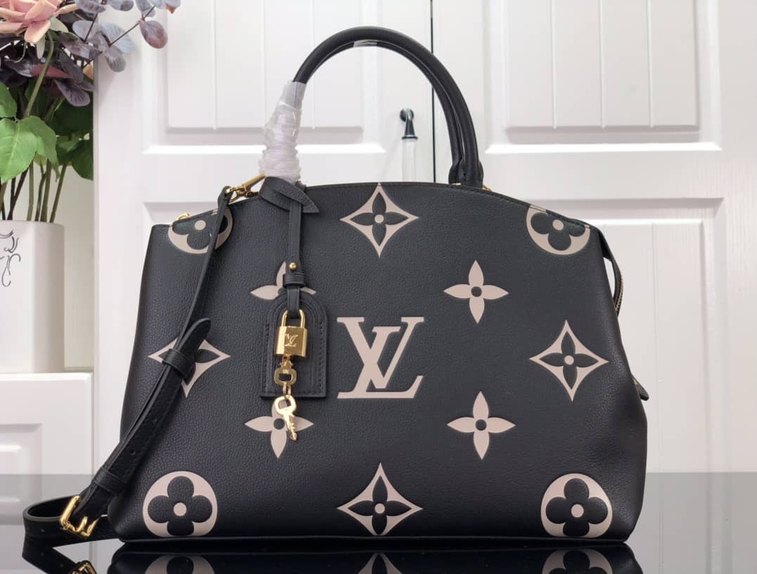 Louis Vuitton Grand Palais Monogram Empreinte Bag Replica Black M45811