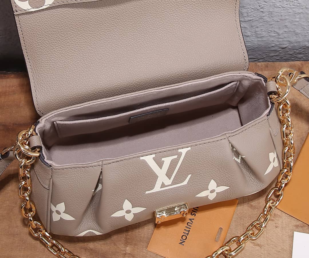 Louis Vuitton Monogram Empreinte Leather Favorite Replica Shoulder Bag M45836