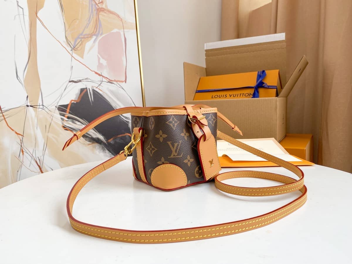 Louis Vuitton Monogram Coated Canvas Replica Crossbody Bag Brown M57099