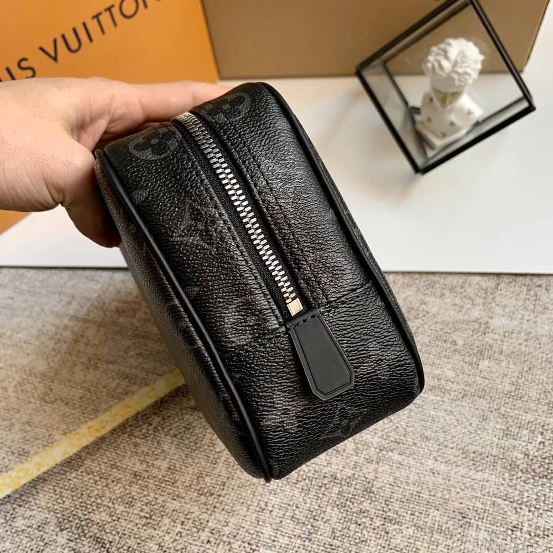 Louis Vuitton GM Monogram Eclipse Toiletry Bag Replica M43383