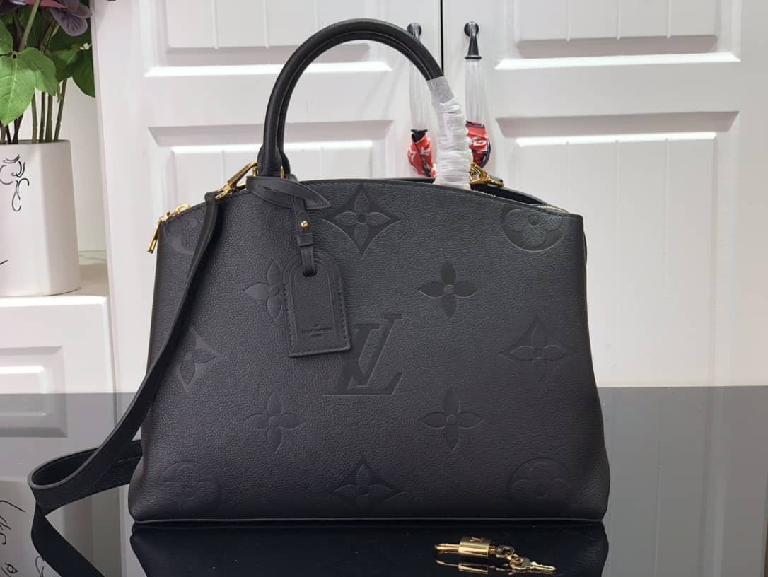 Louis Vuitton Grand Palais Monogram Empreinte Bag Replica Black M45811