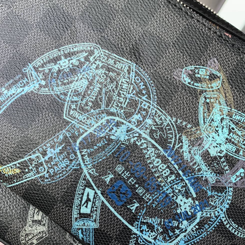 Louis Vuitton Trio Damier Graphite N58040 Replica Messenger Bag