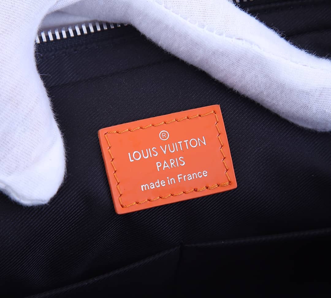 Louis Vuitton Alpha Damier Graphite Giant Messenger Bag Replica Orange N40408