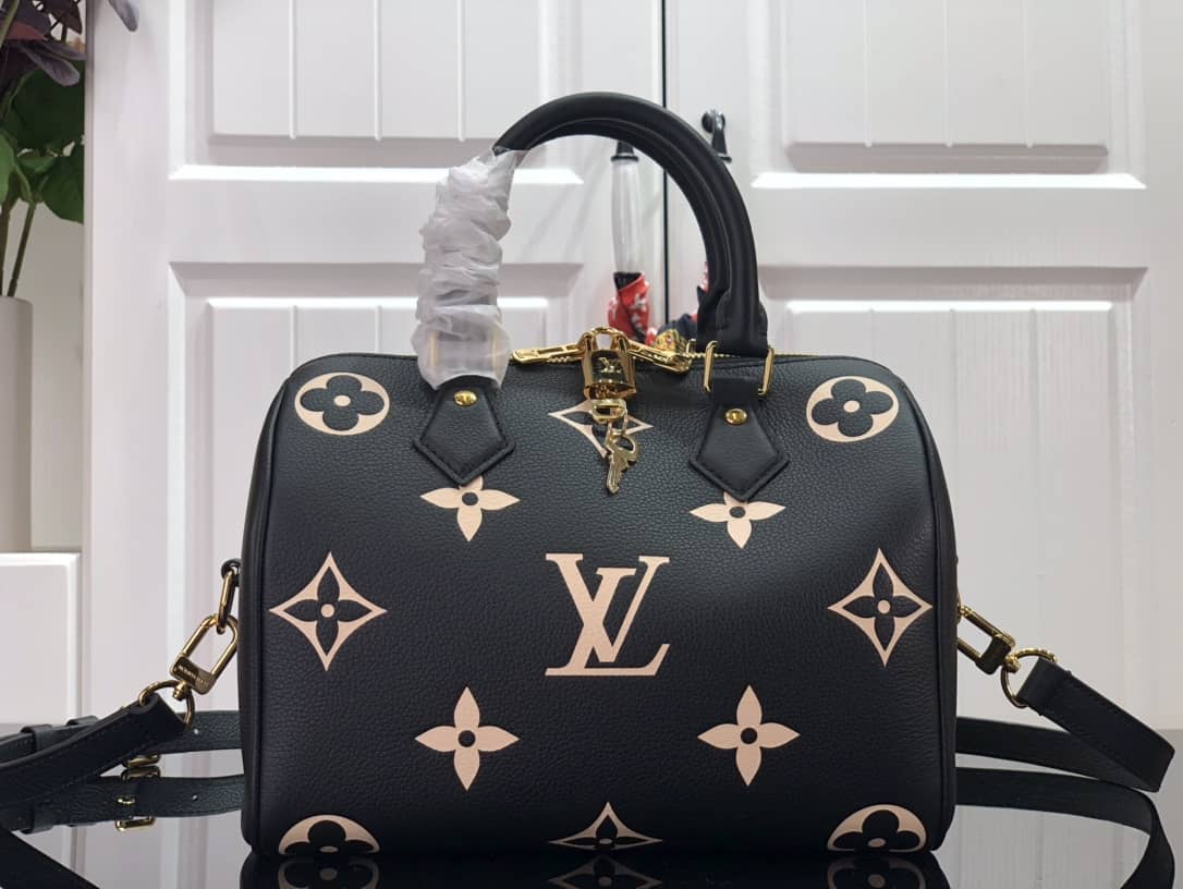 Louis Vuitton Monogram Empreinte Speedy Bandoulière 25 Replica Bag M58947