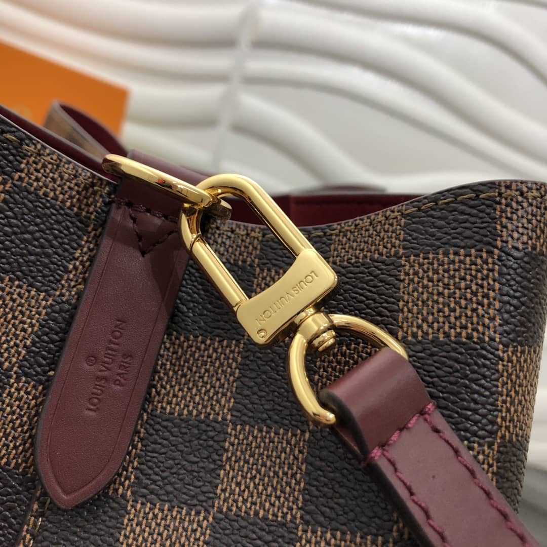 Louis Vuitton Neonoe Replica Bucket Bag Brown Purple M44020