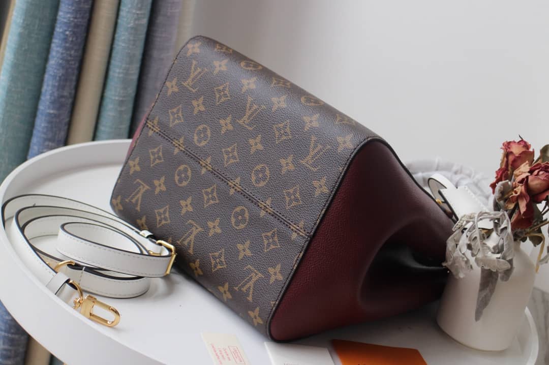 Louis Vuitton Monogram Fold MM 2way Tote Replica Black M45409