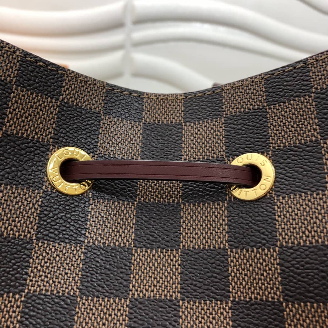 Louis Vuitton Neonoe Replica Bucket Bag Brown Purple M44020