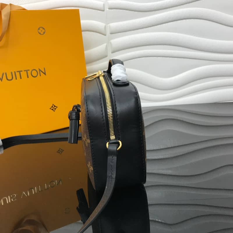 Louis Vuitton Saintonge Monogram Canvas Replica Shoulder Bag Black M43557