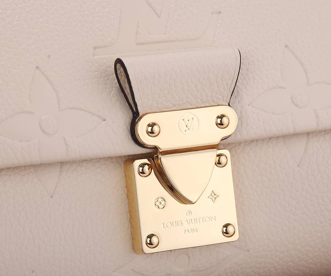 Louis Vuitton Favorite Monogram Empreinte Leather Replica Shoulder Bag White M45813