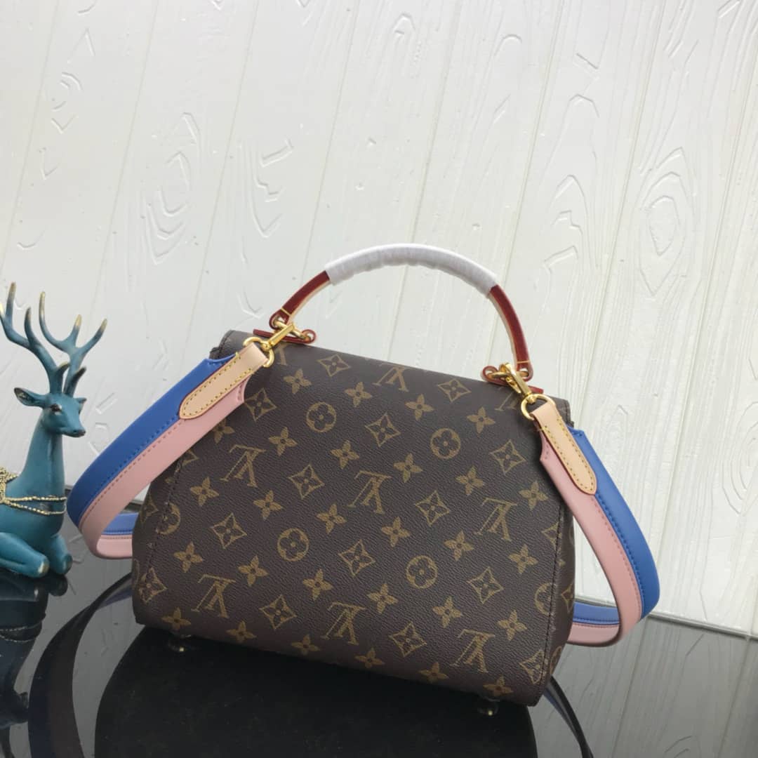 Louis Vuitton Cluny Bb Monogram Canvas Shoulder Bag Replica Blue M42738