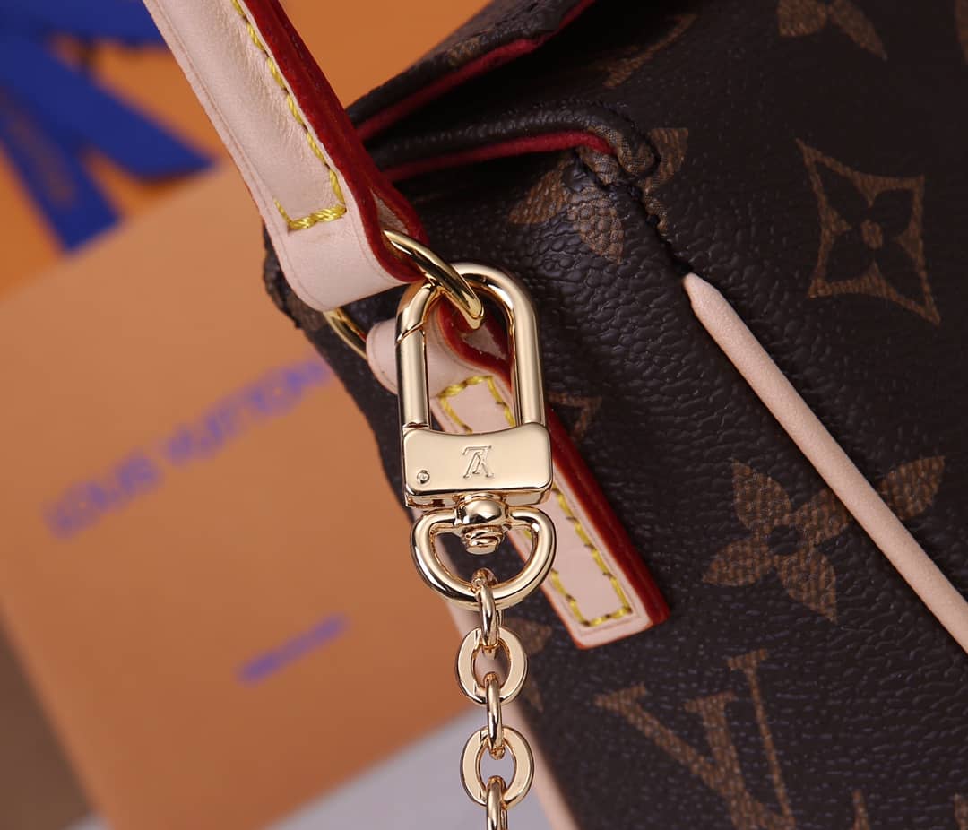 Louis Vuitton Monogram Recital Leather Shoulder Bag Replica M51900