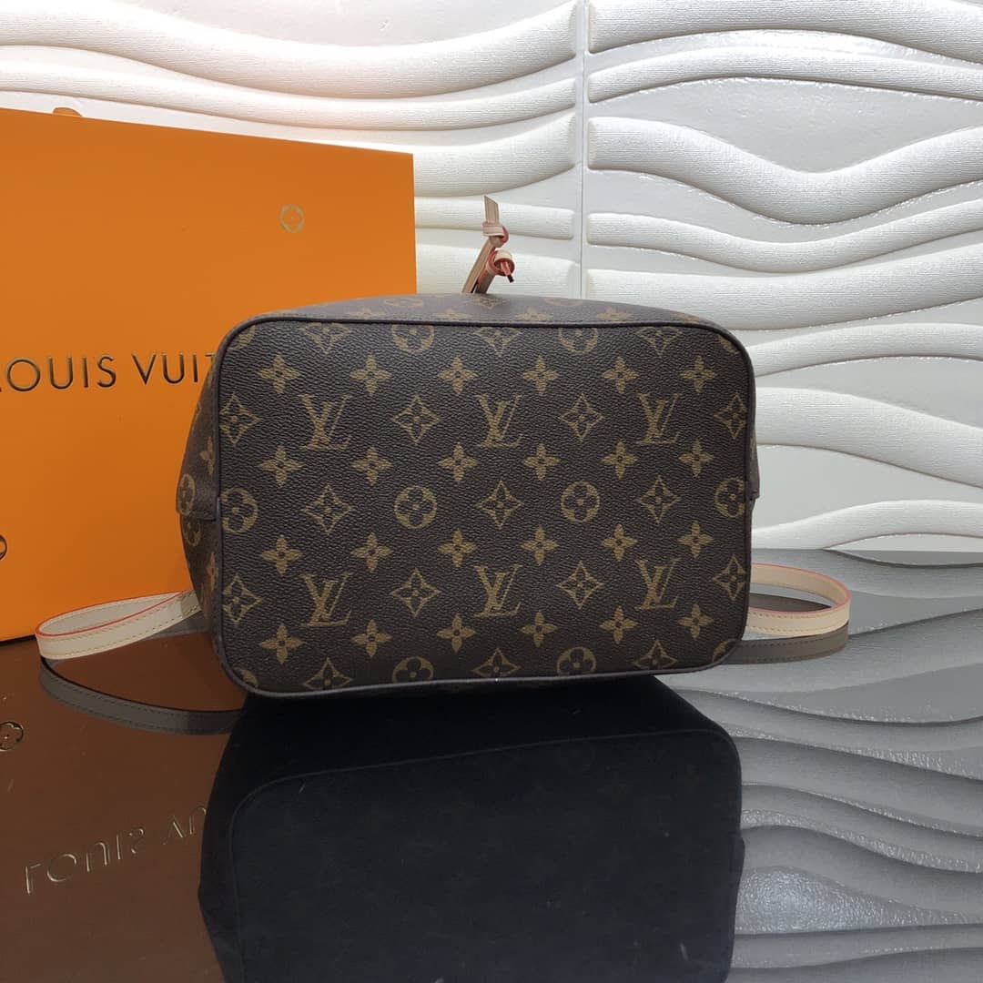 Louis Vuitton Neonoe Replica Bucket Bag Brown Beige M44020