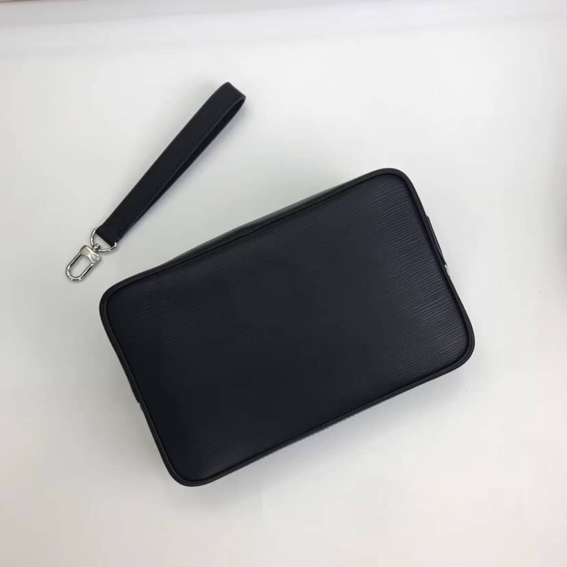 Louis Vuitton Kasai Clutch Epi Leather Replica Black M51726