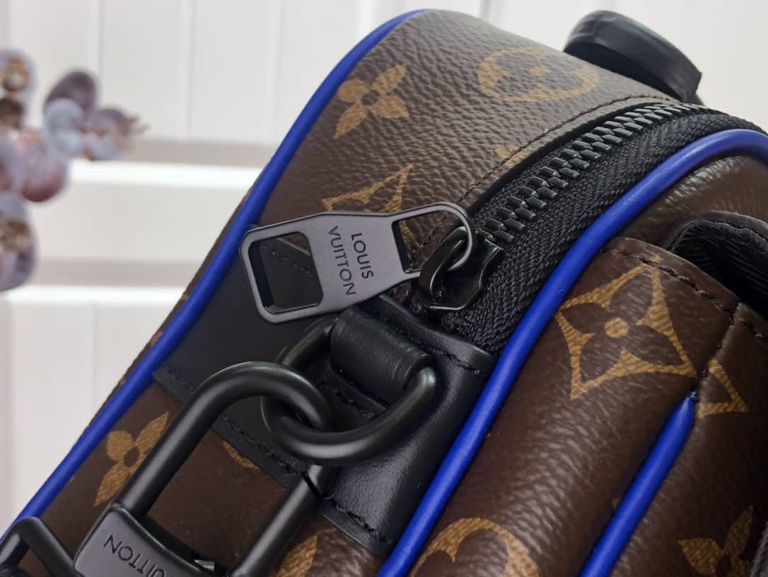 Louis Vuitton Lock Monogram Macassar Canvas Messenger Bag Replica M45806